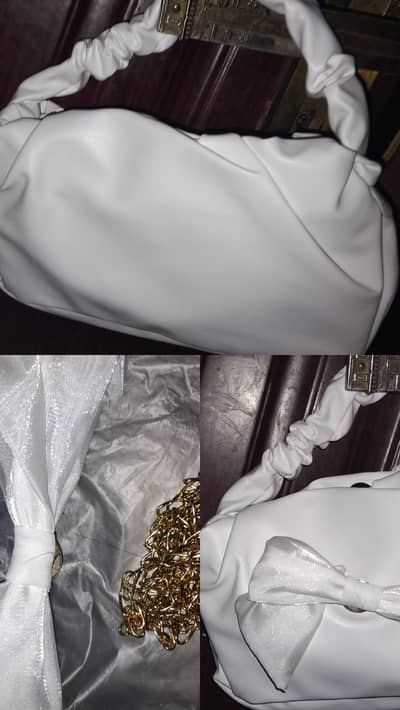 beautifully bag with scarf Bow