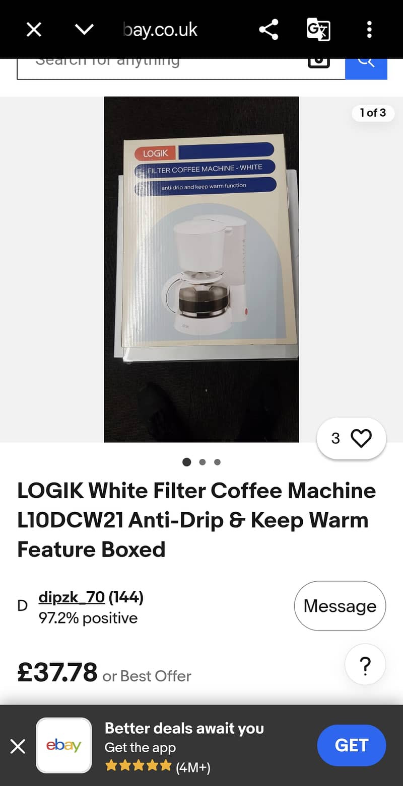 Antidrip coffee machine 1