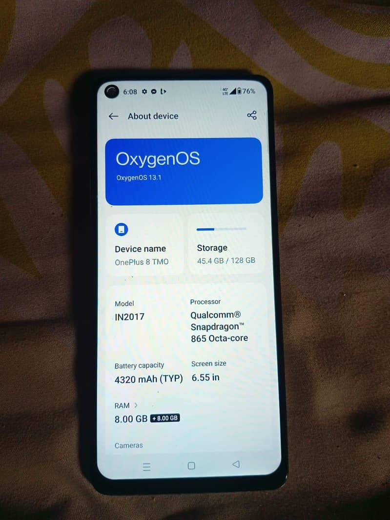 One Plus 8 5