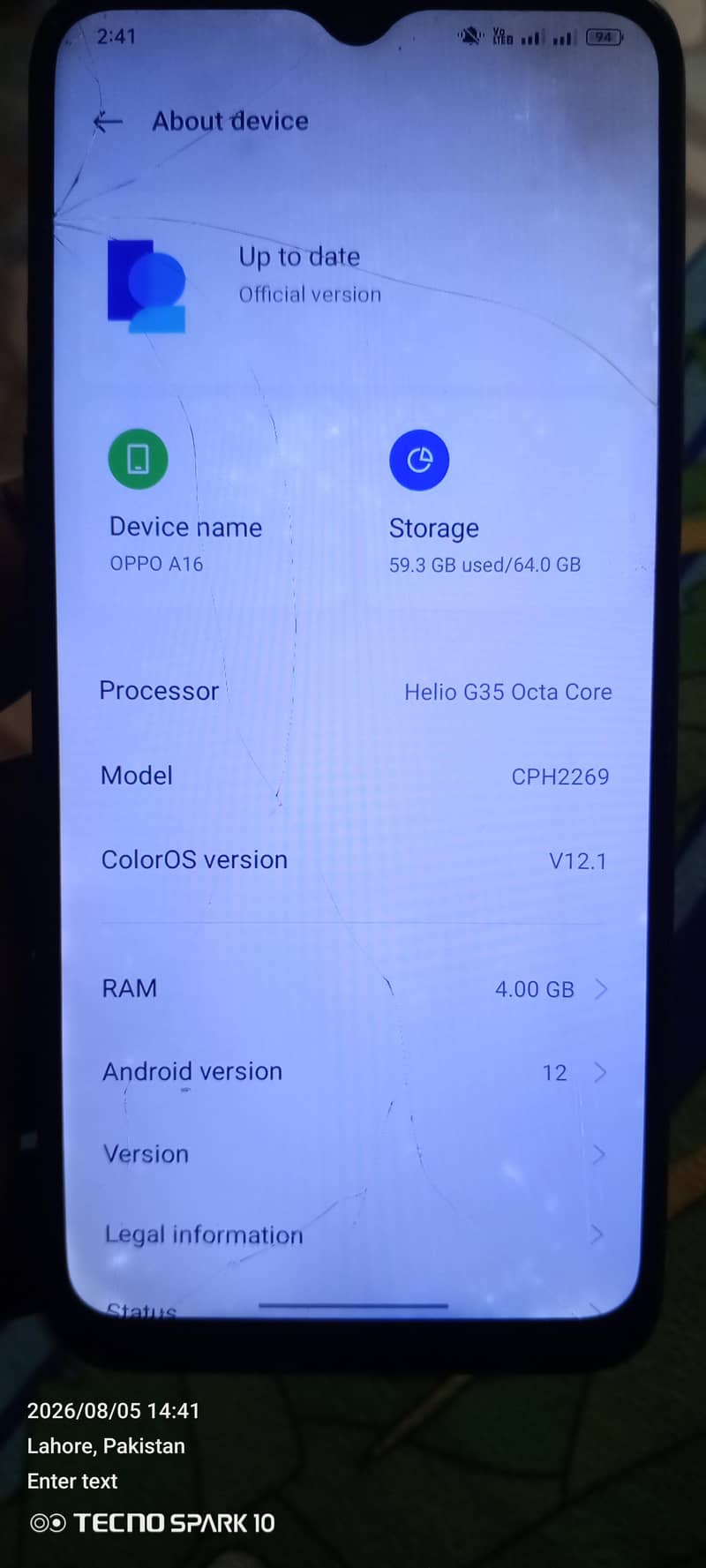 OPPO A16 1