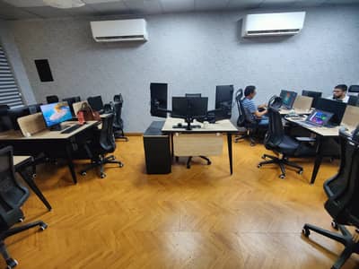 Fully furnished office include electricity