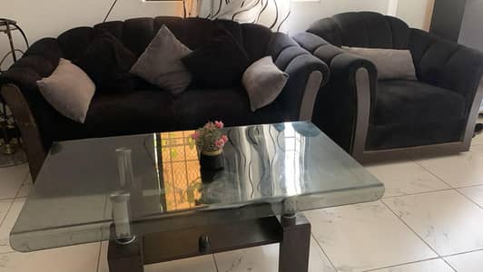 sofa with table both sale