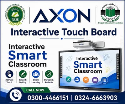 Axon Interactive touch smart board with epson UST