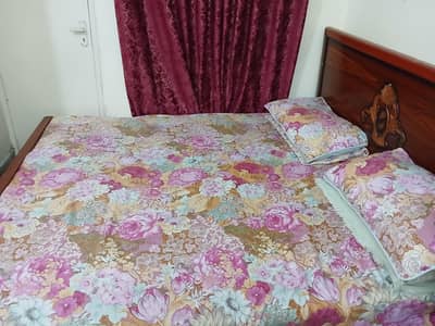 Double bed with dura foam double bed
