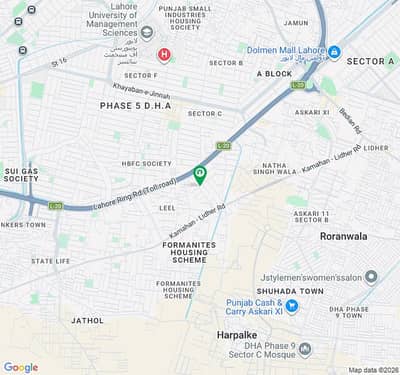 1 Kanal Corner Plot for Sale in DHA Phase 5 Block M, Lahore