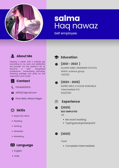 Cv design