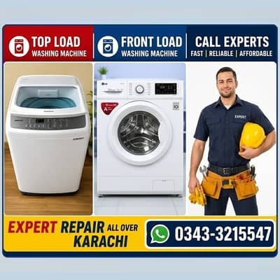 Automatic Washing Machine Repair Orient Pel Dawlance Samsung LG Haier