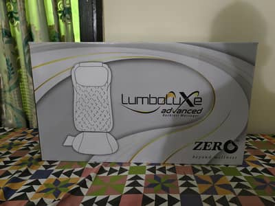 ZERO Lumboluxe Advanced Backrest Massager | Like New | Box Pack