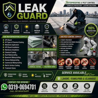 Waterproofing & Pest Control Services | Roof, Basement, Terrace & Ter