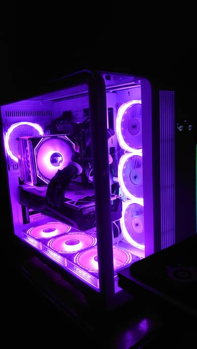 First Player RT7 ARGB Gaming Case With 7 ARGB Cooling Fans