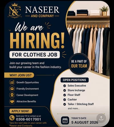 We want a good salesman person urgently Good Salary package