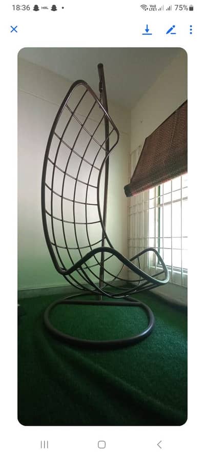 Premium hanging metal egg chair/swing (new)