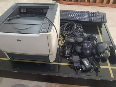HP LaserJet P2015, D-Link AC1200 Router, Mice & Keyboards
