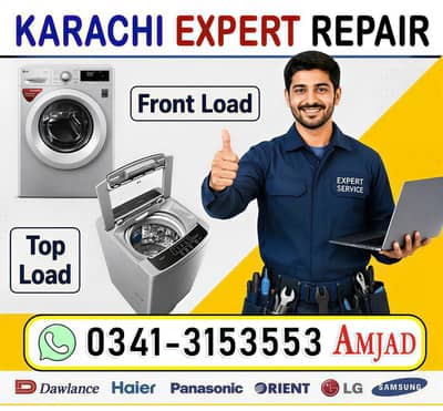 Automatic Washing Machine Repair Dawlance Haier LG Samsung Kenwood PEL