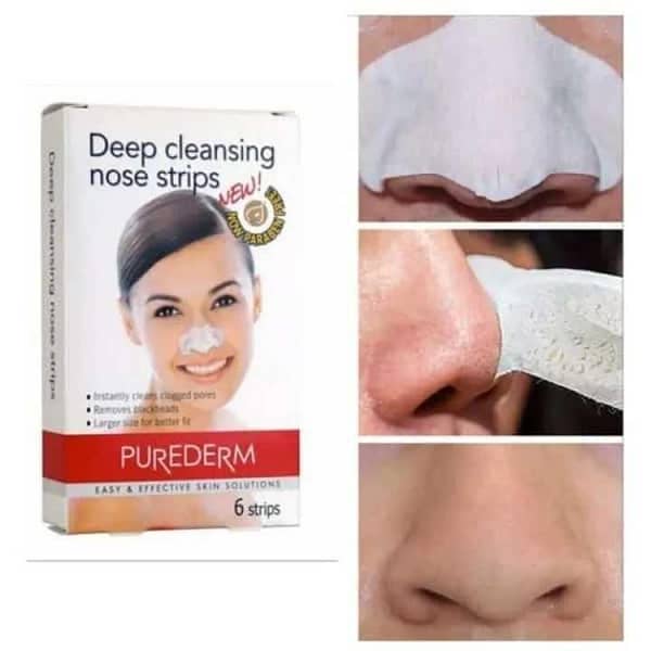 Deep Cleansing Pore Strips (6 Pcs) – Blackhead Remover Mask for All Skin Types | Clears Pores & Reduces Excess Oil for Smooth, Refreshed Skin