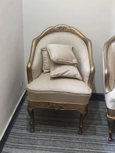 Deco paint solid wood sofa set
