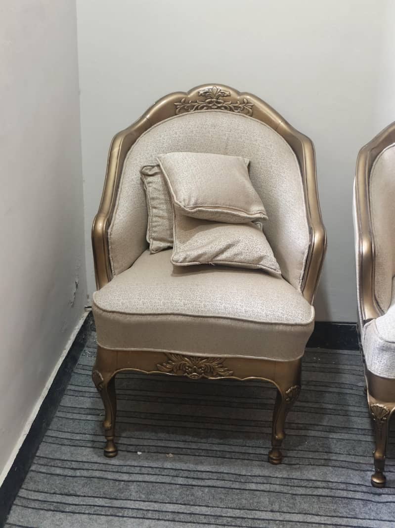 Deco paint solid wood sofa set 0