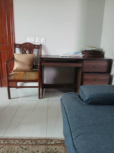 2 bed room chairs , 2 study table, one office table 1 office chair
