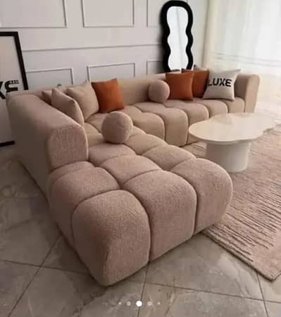 l shape sofa - 6 seater sofa - bubble sofa - Molty foam