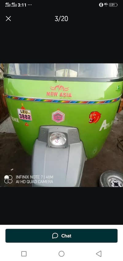 New Asia Auto Rickshaw Lush Condition