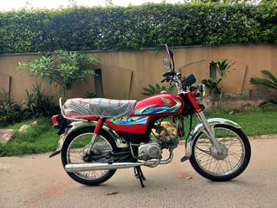 honda Cd 70 2023 end 2024 shape 18500 km driven only