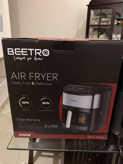 Beetro 6 liter air fryer 2000w