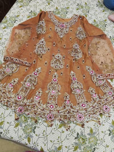 Fancy Frock with Gharara - Worn Once