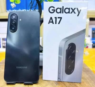 Samsung Mobile A17 box pak hai gift Mila h