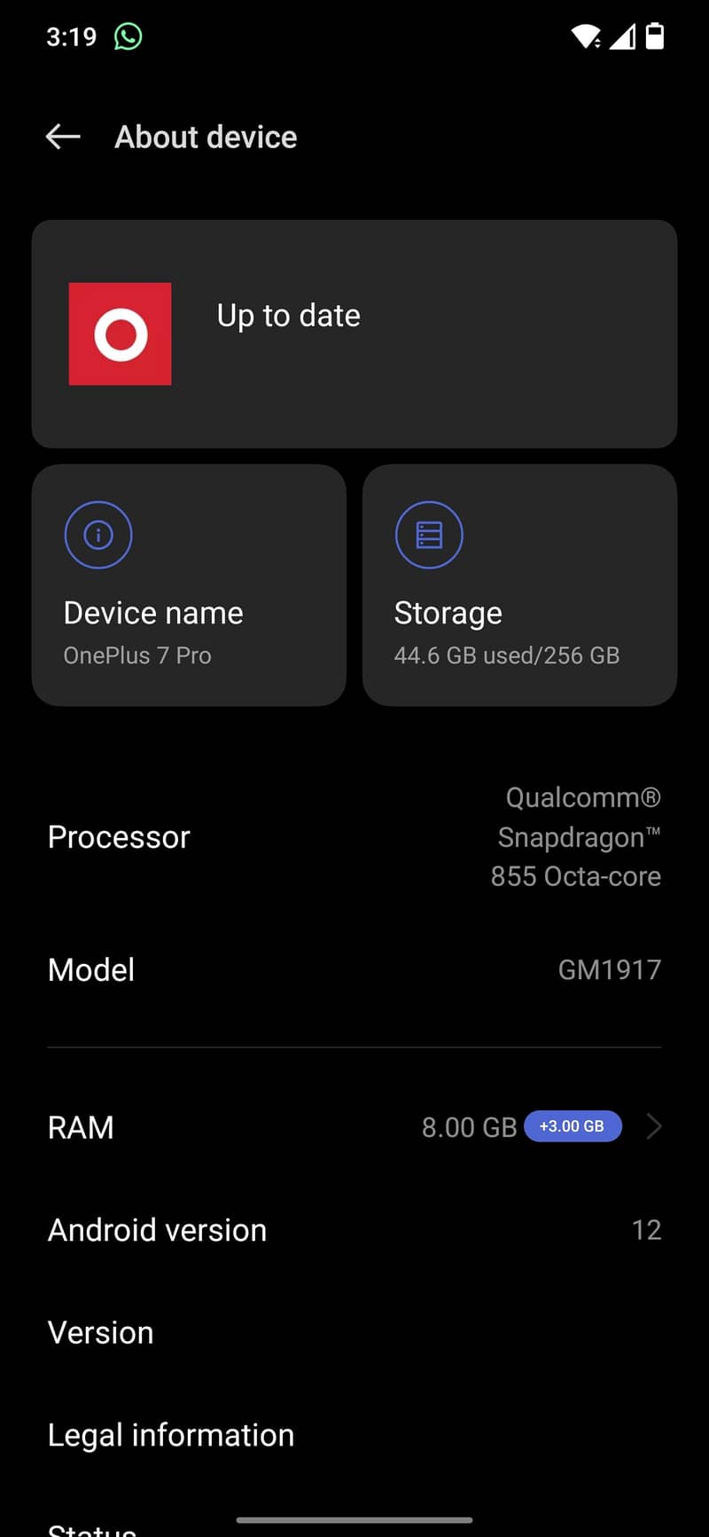 one plus 7 pro 8/256 5