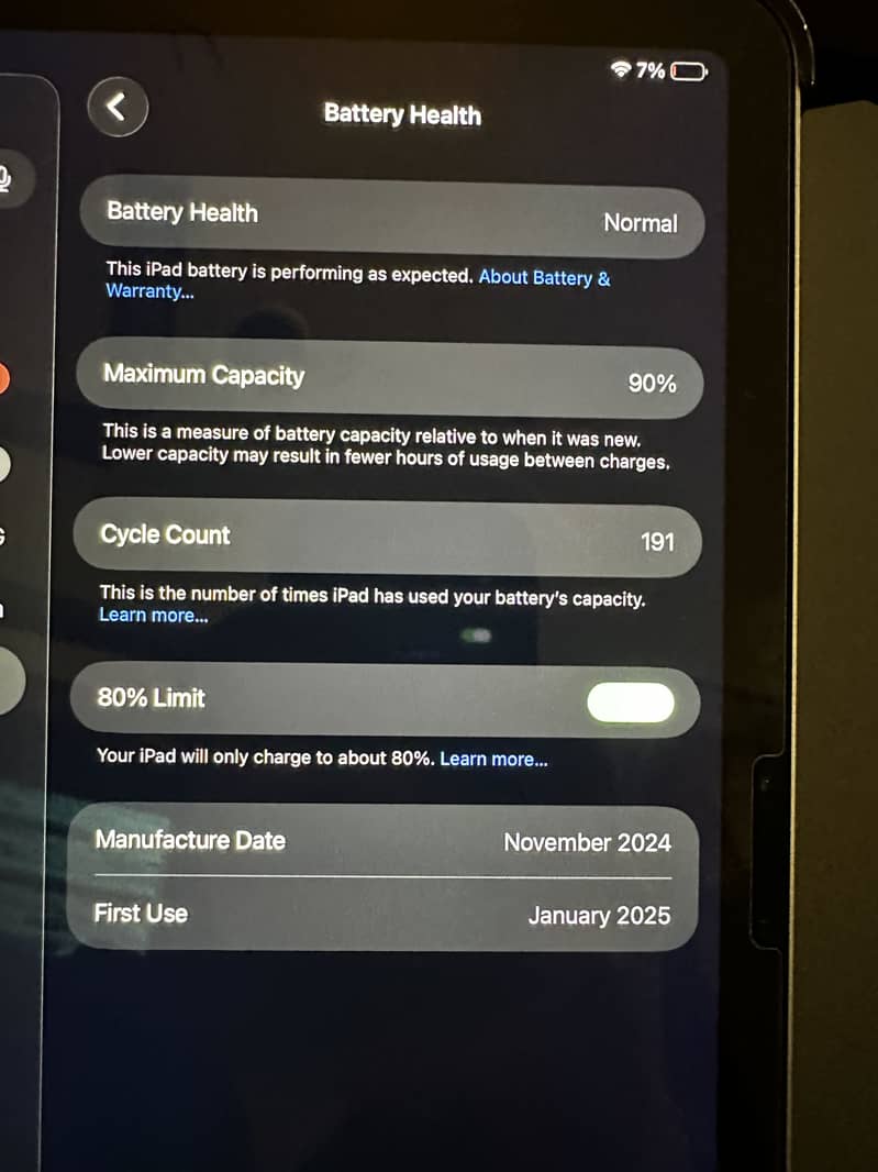 Ipad Air m2 7