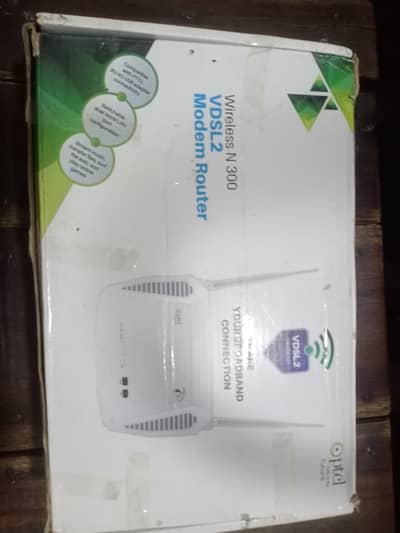 PTCL Modem Zero meter with charger
