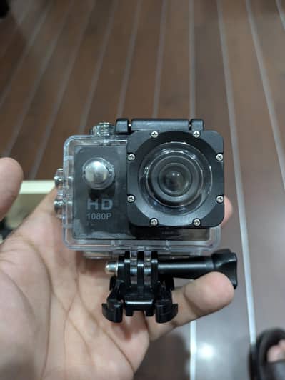 action camera with waterproof cover