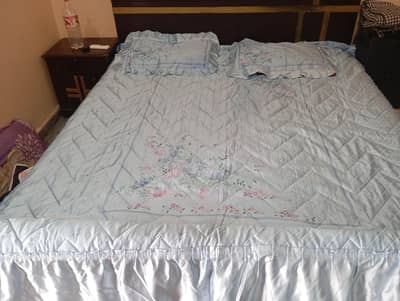 bedsheet with 2 pillow cover