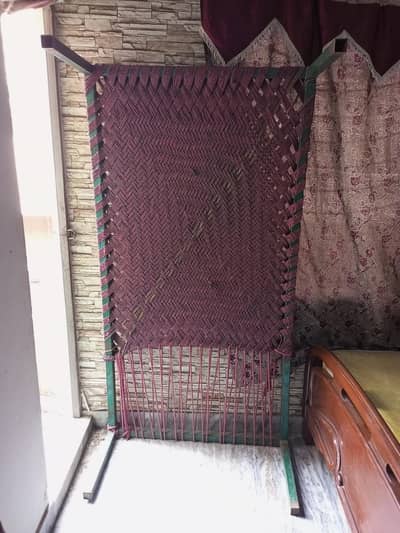 Heavy Duty Iron Charpai / Manji for Sale – Handmade Weaving