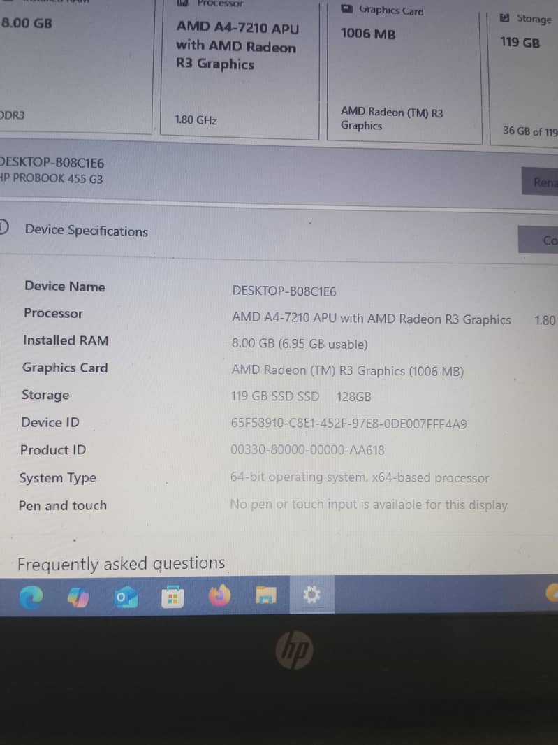 Hp probook 6