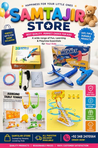 Kids Toys | Educational Toys | 3D Pen | Flying Airplane Toy | Toys