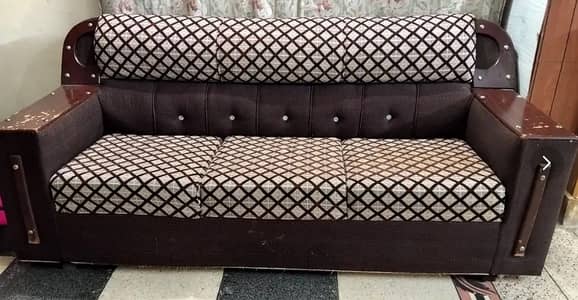 3+2+1 USED SOFA SET 7/10 CONDITION NOT DAMAGED NOT BROKEN