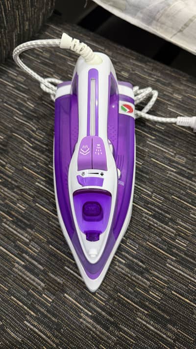 Brand New Original Nikai Steam Iron – 2000W – Purple/White