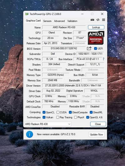 R5 430 2gb (DDR5)