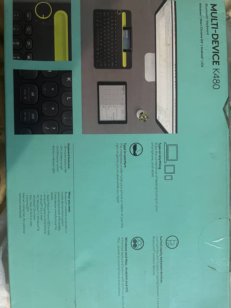 Logitech K480 Multi-Device Keyboard 2