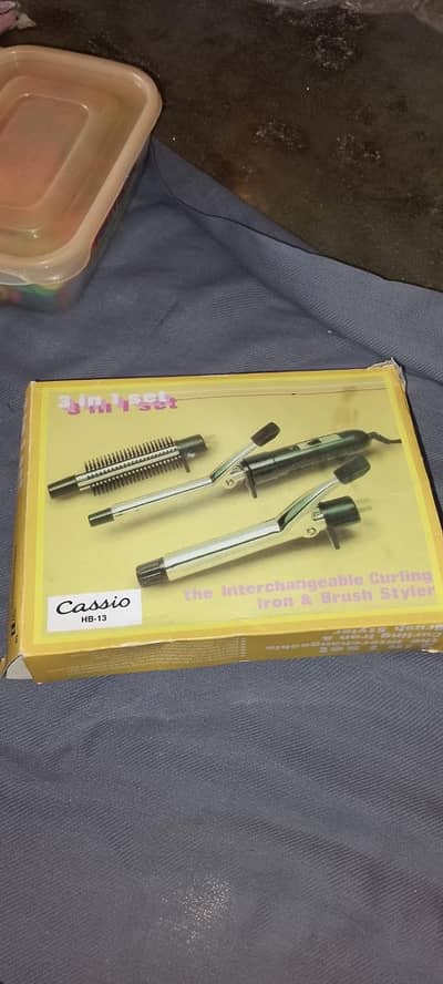 Cassio HB-13 3 in 1 Hair Curler & Brush Styler | Brand New Box Pack