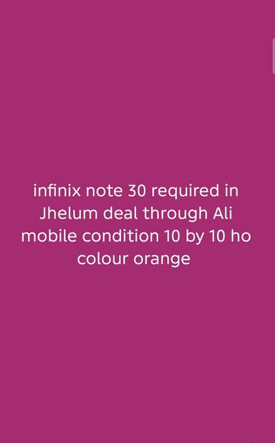Infinix Note 30