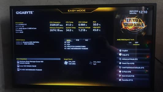 Ryzen 5 5600 with 32 gb Led