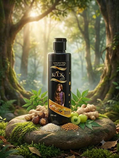Kockx Herbal shampoo for hair growth and natural  darkening