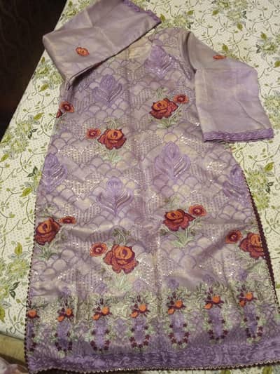 Lilac Party Wear Suit - Worn Once