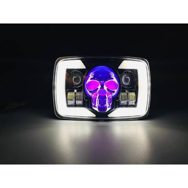 Skull Style Headlight Beam for Bike - Upgraded Model with Original Fitting for Honda CD70 / CG125