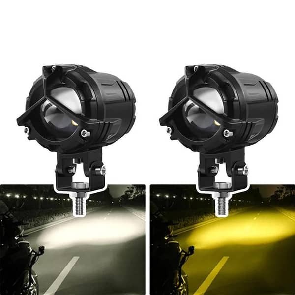Mercedes Style Projector Fog Lights for Cars, Jeeps, Bikes and Motorcycles – 2 Pcs Set