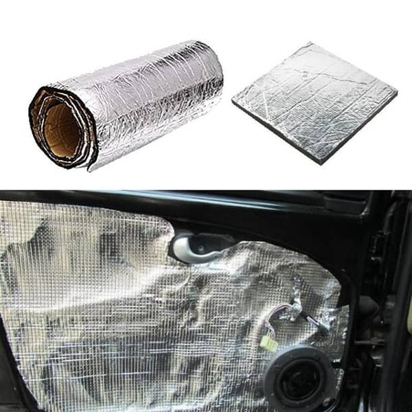 Car Sound Damping and Heat-Proofing Sheet for Doors, 4 x 4 ft (16 sq ft)
