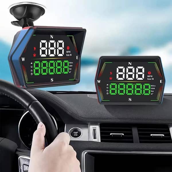 Universal G21 GPS HUD Car Head-Up Display: Digital Speedometer, Odometer, and Campus Time