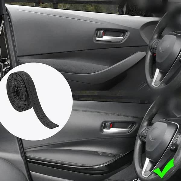 Universal PU Leather Dashboard Line Strip Sticker for All Cars